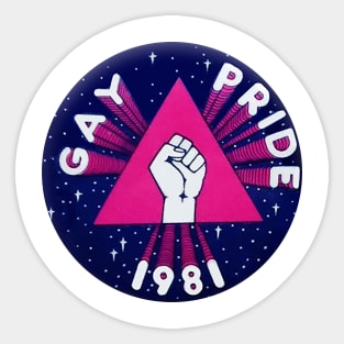 Gay Pride 1981 Vintage Sticker